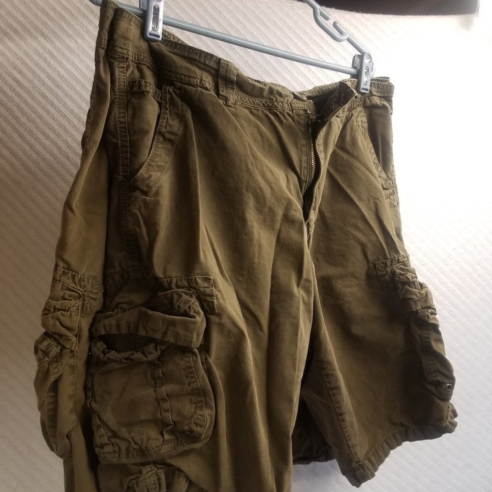 873 - Lot of 2 Raw X 34W Cargo Shorts